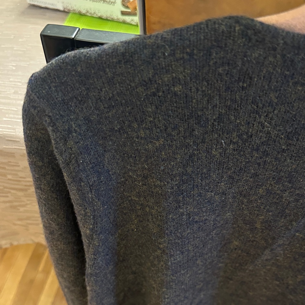 Ply Cashmere Dark Gray Open Cardigan - Picture 4 of 4